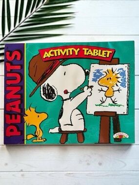 Vintage 1997 Peanuts Activity Tablet - Unused Pages - Snoopy & Woodstock